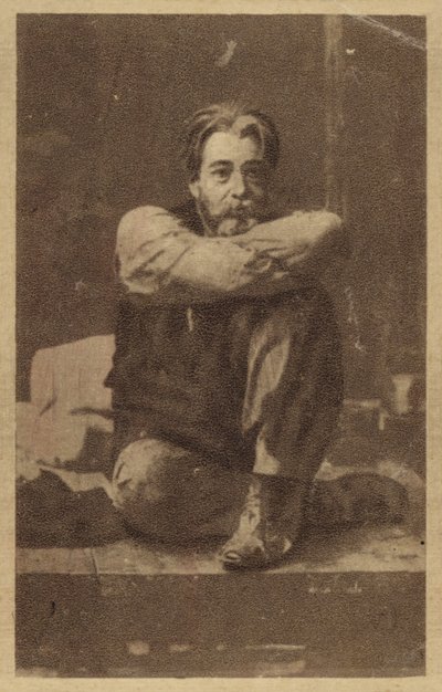 Mikhail Ivanovitsj Glinka, Russische componist (1804-1857) door Russian School