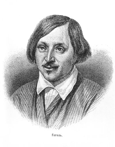 Nikolai Vasilievich Gogol door Russian School