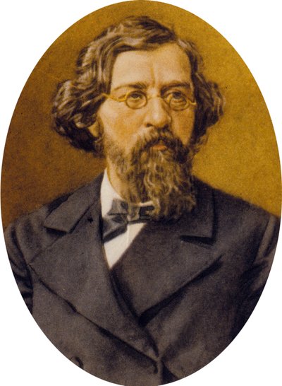 Nikolay Gavrilovich Chernychevsky door Russian School