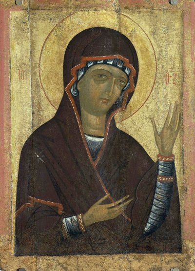 Maagd Paraklesis door Russian icon.