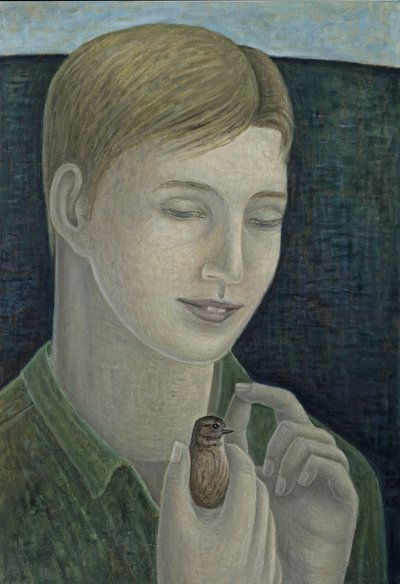 De jonge Francis (Jongen met vogel) door Ruth Addinall