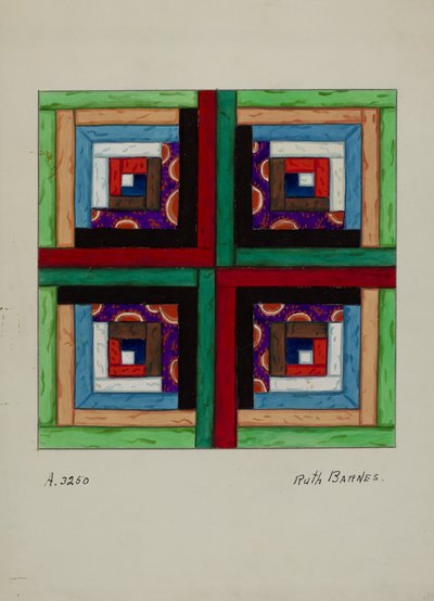 Quilt door Ruth M Barnes