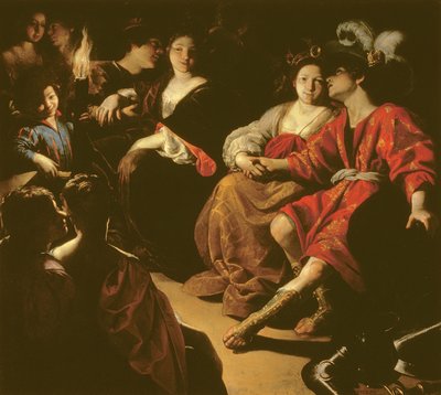 Ruggiero en Alcina, of De hereniging van de pasgetrouwden door Rutilio Manetti