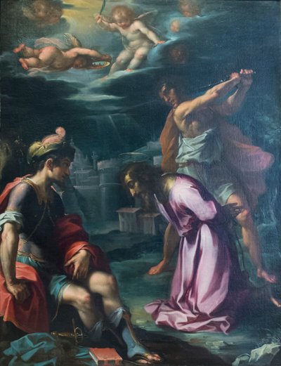 De onthoofding van Sint Paulus door Rutilio Manetti