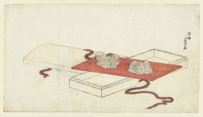 Een groep apen door Ryûsai Shinsen