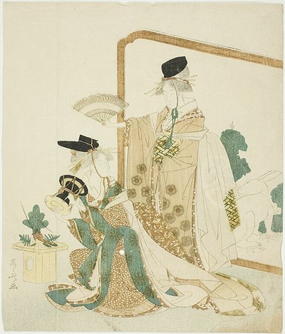 Danser en muzikant door Ryuryukyo Shinsai