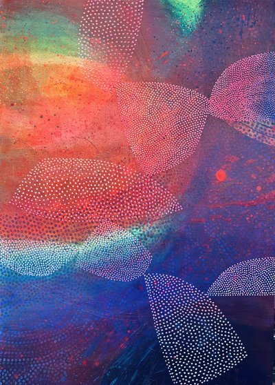 Levendige abstracte stippen door SAN STARLING