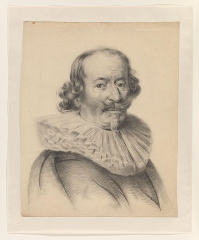 Portret van een zeventiende-eeuwse man door S.A. van der Heim