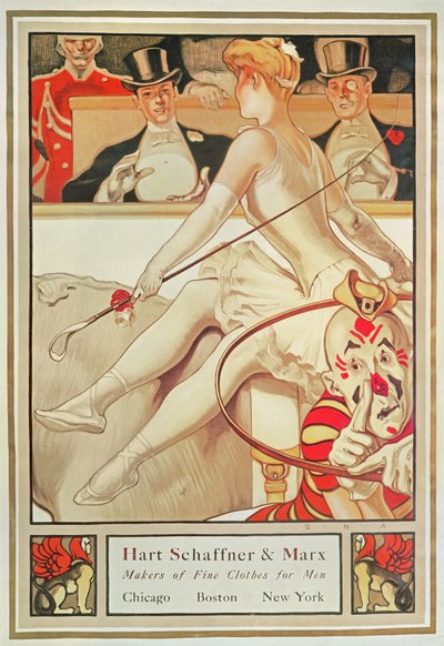 Poster voor Hart Schaffner & Marx, Makers of Fine Clothes for Men, c.1925 door S.N. Abbott