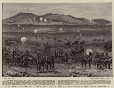 Met de 62e Imperial Yeomanry, hun eerste gevecht, twintig mijl van Kroonstad door S.T. Dadd