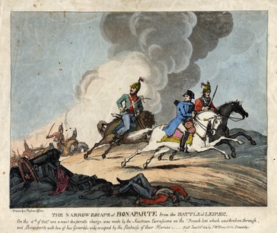 De nauwe ontsnapping van Bonaparte uit de slag bij Leipzig door S.W. Fores