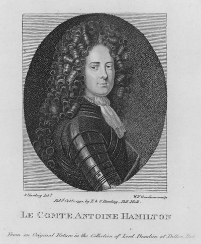 Graaf Antoine Hamilton door S. (after) Harding