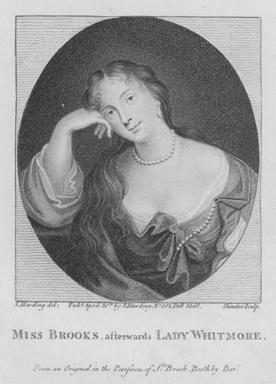 Juffrouw Brooks, later Lady Whitmore door S. (after) Harding