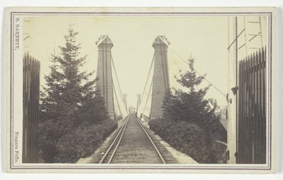 Spoorwegophangbrug, Niagara Falls door S. Barnett