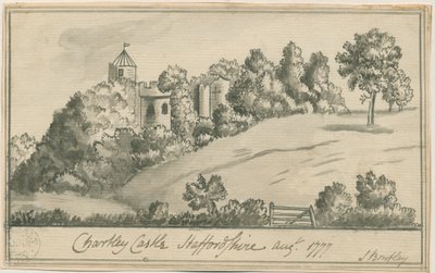 Chartley Kasteel, Aug 1777 door S Bentley