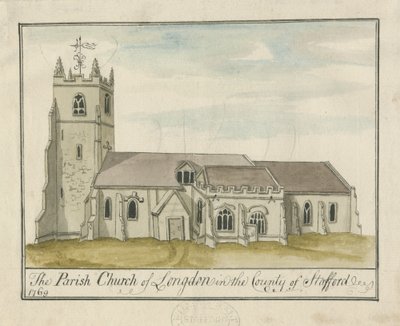 Longdon Kerk door S Bentley