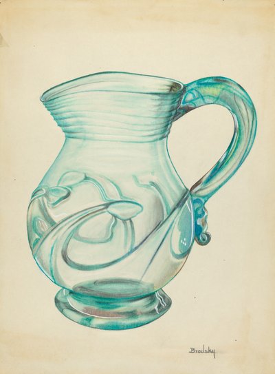 Grote kruik door S. Brodsky