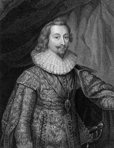 George Villiers, 1e Hertog van Buckingham 1592-1628, 1824 door S. Freeman