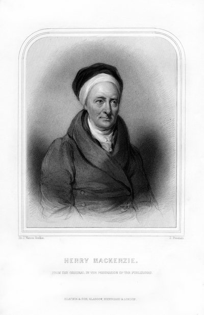 Henry Mackenzie, Schotse romanschrijver en diverse schrijver, 1870 door S. Freeman