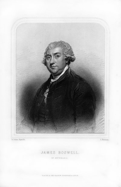 James Boswell, 9e Laird van Auchinleck, Schotse advocaat, dagboekschrijver en auteur door S. Freeman