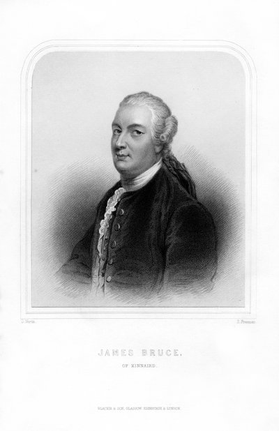 James Bruce, Schotse reiziger en reisschrijver, 1870 door S. Freeman