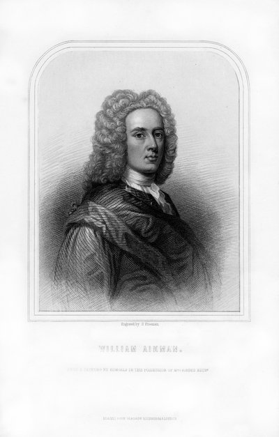 William Aikman, eminente Schotse portretschilder, 1870 door S. Freeman