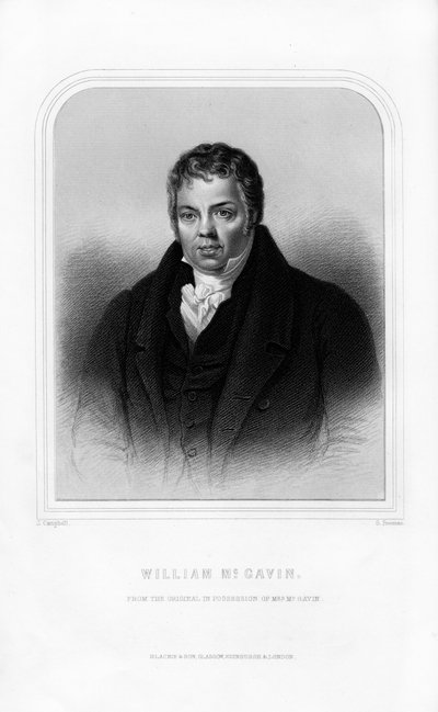William McGavin, Schotse polemist, 1870 door S. Freeman