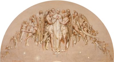 De benadering van de hemelse stad, 1840-1860 door S. Mayson