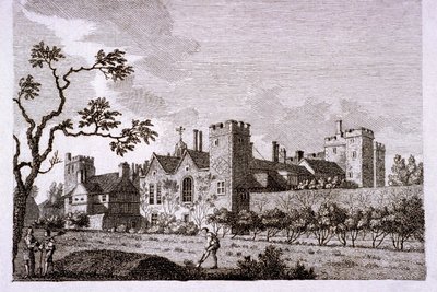 Tuin bij Lambeth Palace, Londen door S Sparrow