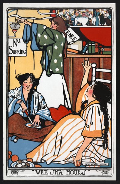 Wee Sma Hours uit Girls will be Girls pub. c.1909 door Sadie Wendell Mitchell
