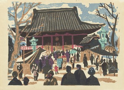 Asakusa Kannon tempel door Saitō Kiyoshi