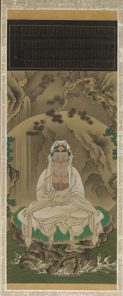 Witgeklede Kannon, 1823 door Sakai Hoitsu