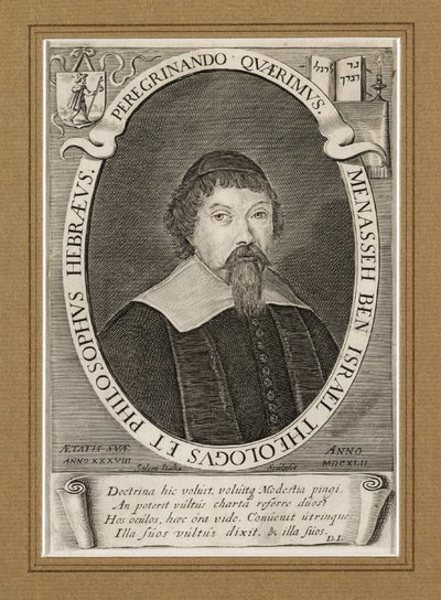 Menasse ben Israel 1604-1657 door Salom Italia