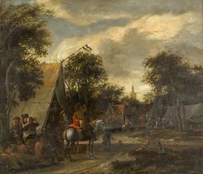 Een dorpskermis door Salomon (follower of) Rombouts