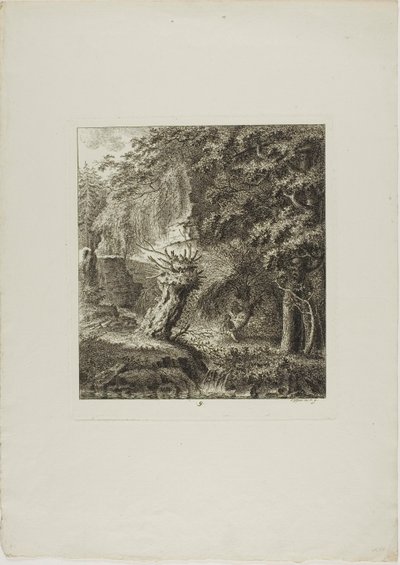 Landschappen opgedragen aan M. Warelet door Salomon Gessner