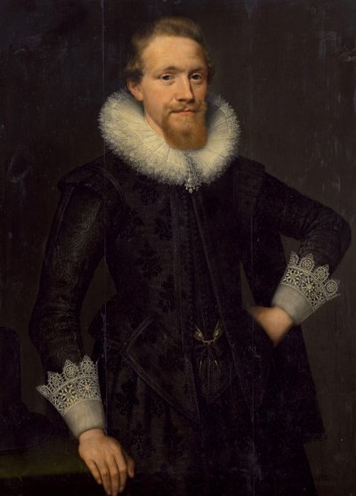 Portret van Jacob Pergens (?-1681) door Salomon Mesdach (attributed to)