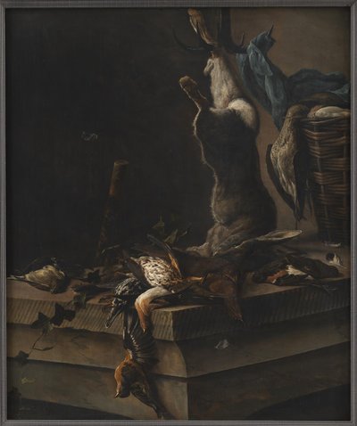 Stilleven van dood wild door Salomon van Ruysdael