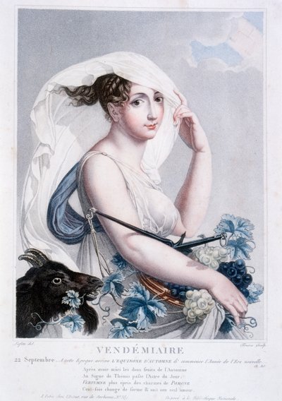 Allegorie van Vendemiaire door Salvadore Tresca