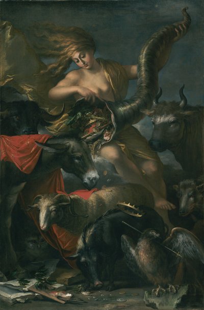 Allegorie van Fortuna door Salvator Rosa