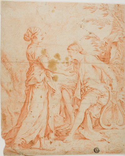 Apollo en de Cumeïsche Sybil door Salvator Rosa