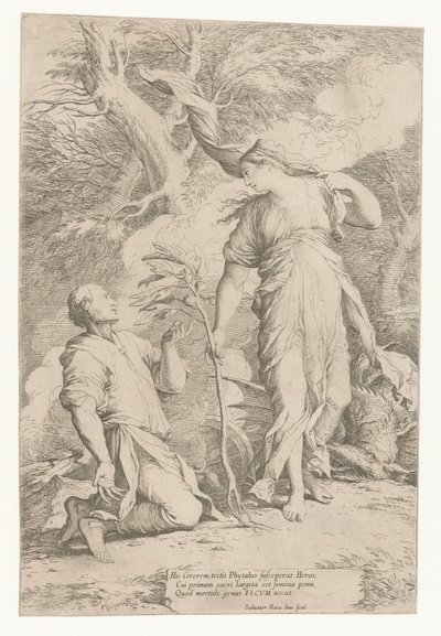 Ceres en Phytalus door Salvator Rosa
