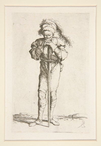 Diverse figuren (Suite) door Salvator Rosa