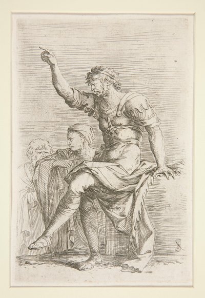 Diverse figuren (Suite) door Salvator Rosa