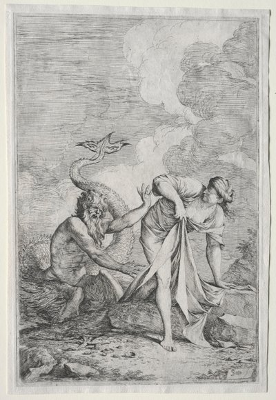 Glaucus en Scylla, ca. 1661 door Salvator Rosa