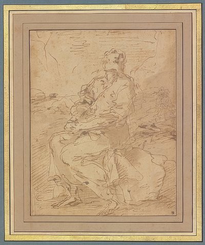 Heilige Franciscus, ontwerp door Salvator Rosa
