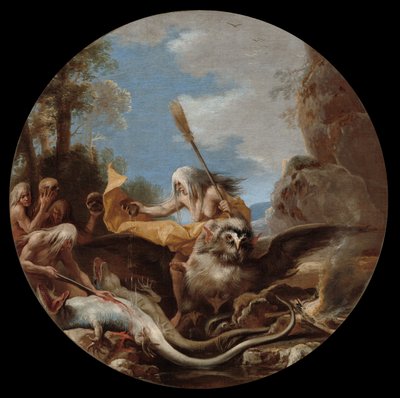 Scènes van Hekserij: Dag, c. 1645-49 door Salvator Rosa