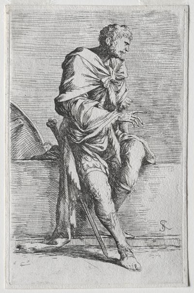 De Beeldjeserie: Figurina, 1656-57 door Salvator Rosa