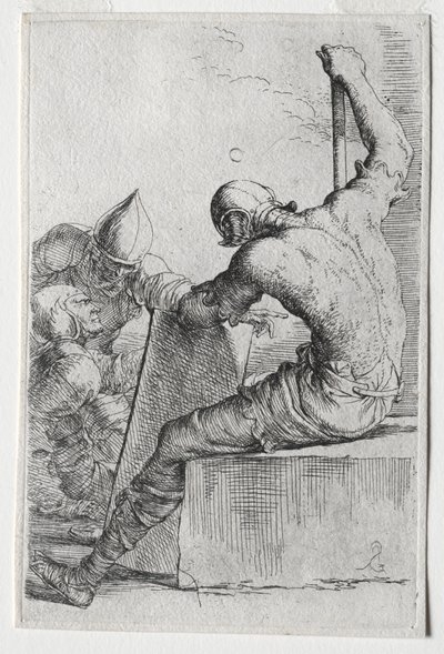 De Figurine Serie: Figurine, 1656-57 door Salvator Rosa