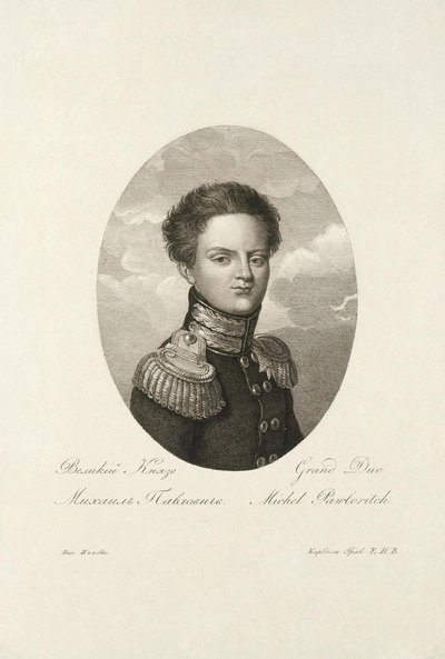 Grootvorst Michael Pavlovich van Rusland 1798-1849 door Salvatore Cardelli