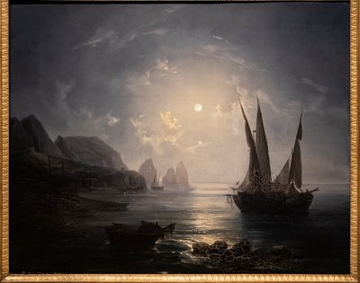 Nocturne in Capri door Salvatore Fergola